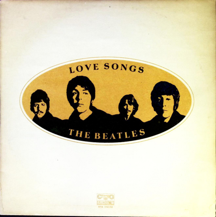 Набор виниловых пластинок (2 шт) &quot;Beatles. Love Songs&quot; Balkanton 300 мм. Very good